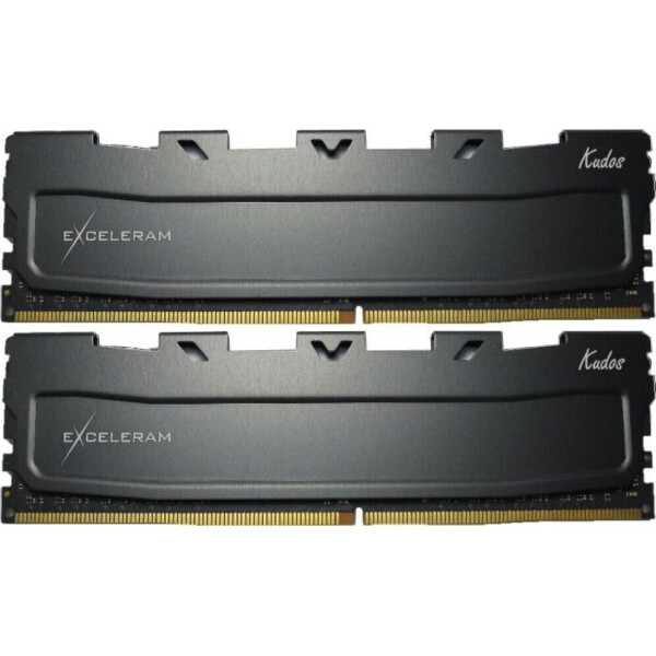 

Оперативная память DDR4 16GB (2x8GB) 2400 MHz Black Kudos eXceleram (EKBLACK4162414AD)