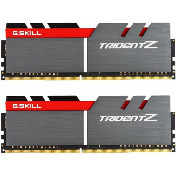 

Оперативная память DDR4 16GB (2x8GB) 3200 MHz Trident Z Silver H/ Red G.Skill (F4-3200C16D-16GTZB)