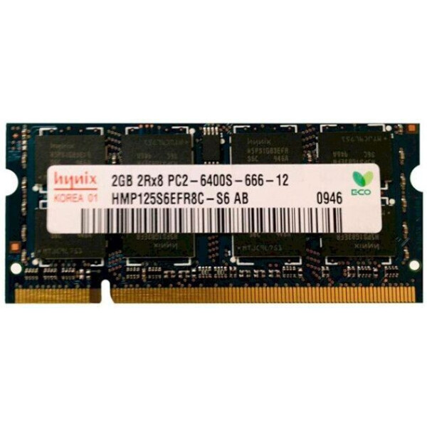

SoDIMM DDR2 2GB 800 MHz Hynix (HMP125S6EFR8C-S6)