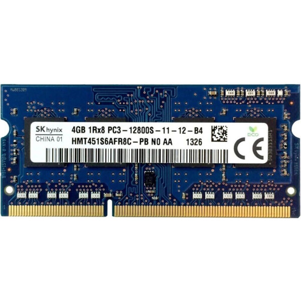 

Оперативная память Hynix SoDIMM DDR3 4GB 1600 MHz (HMT451S6AFR8C-PB)