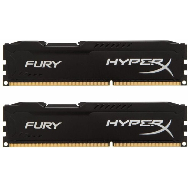 

Оперативная память DDR3 16GB (2x8GB) 1600MHz HyperX Fury Black Kingston (HX316C10FBK2/16)