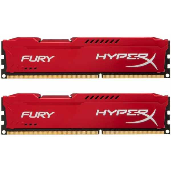

Оперативная память DDR3 8Gb (2x4GB) 1600 MHz HyperX Fury Red Kingston (HX316C10FRK2/8)
