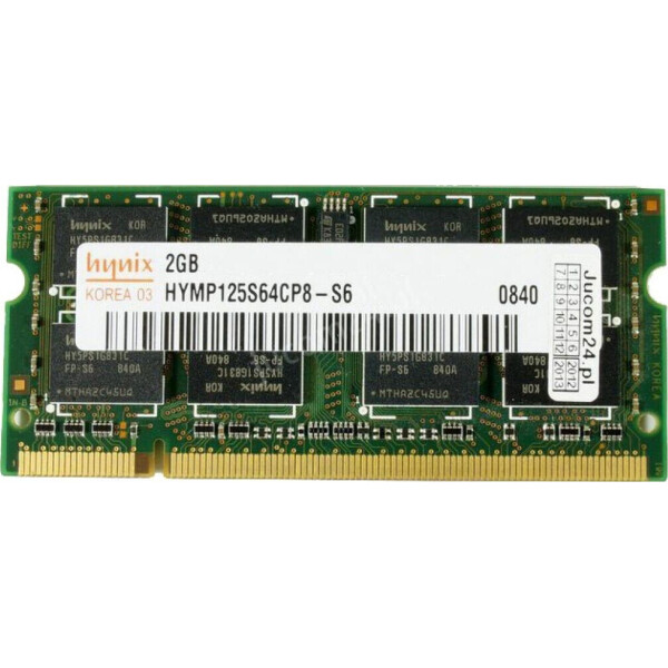 

Оперативная память SoDIMM DDR2 2GB 800 MHz Hynix (HYMP125S64CP8-S6)