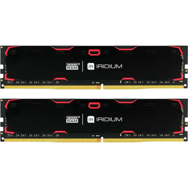 

Оперативная память Goodram 8GB 2400MHz Iridium CL15 (2x4GB) (IR-2400D464L15S/8GDC)