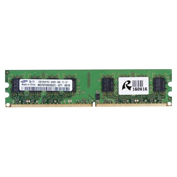 

Samsung DDR2 2GB 800 MHz (M378T5663QZ3-CF7)