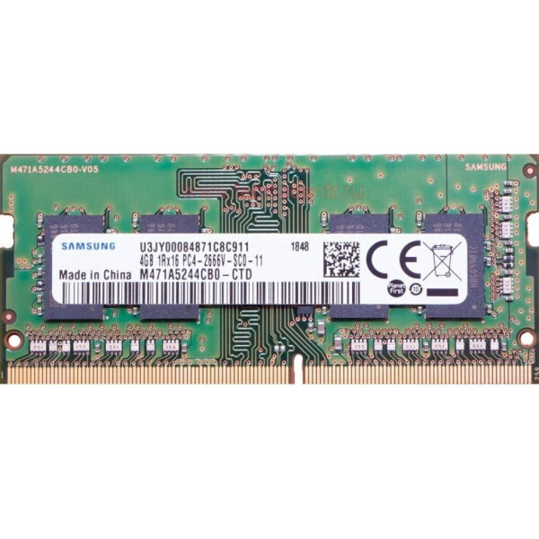 

SoDIMM DDR4 4GB 2666 MHz Samsung (M471A5244CB0-CTD)