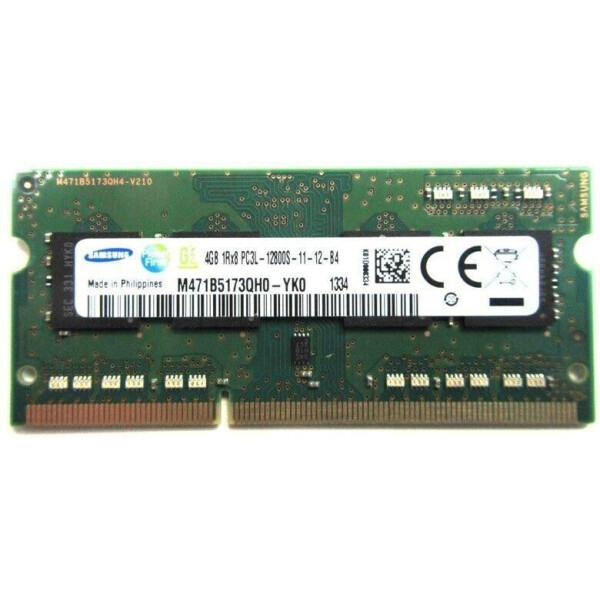 

Оперативная память SoDIMM DDR3L 4GB 1600 MHz Samsung (M471B5173QH0-YK0)