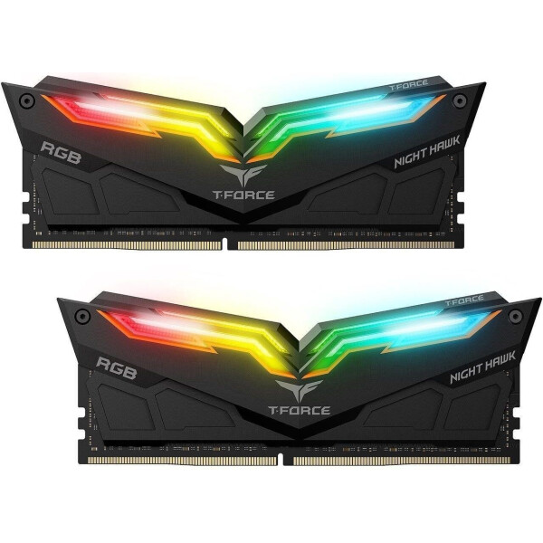 

DDR4 32GB (2x16GB) 3200 MHz T-Force Night Hawk RGB Black Team (TF1D432G3200HC16CDC01)