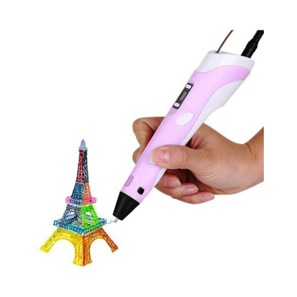

3D Ручка RP-100B С LED Экраном Розовая (Pink)