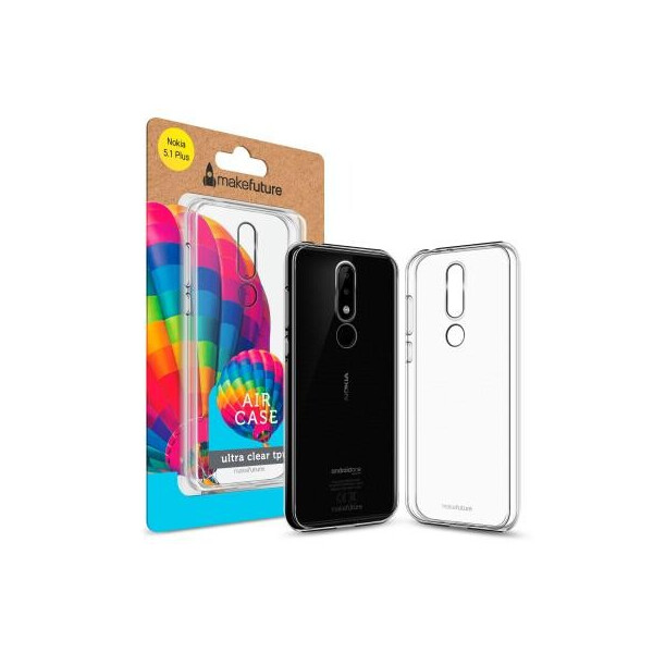 

MakeFuture Air Case (Clear TPU) Nokia 5.1 Plus (MCA-N51P)