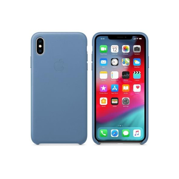 

Apple iPhone XS Max Leather Case - Cornflower (MVFX2ZM/A)