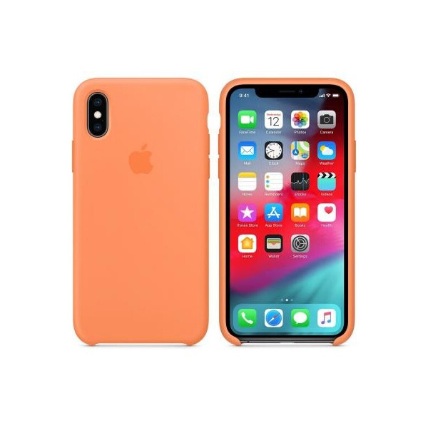 

Apple iPhone XS Silicone Case - Papaya (MVF22ZM/A)