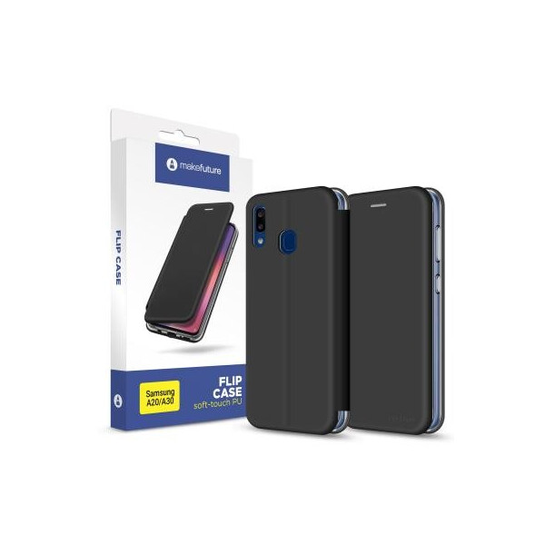 

MakeFuture Flip Case (Soft-Touch PU) Samsung A20/A30 Black (MCP-SA205BK)
