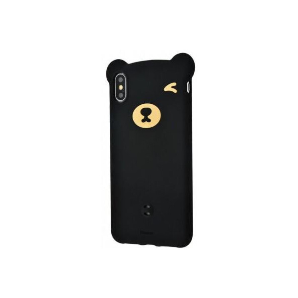 

Baseus iPhone XS Bear Silicone, Black (WIAPIPH58-BE01)