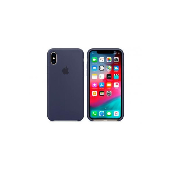 

Apple iPhone XS Silicone Case - Midnight Blue, Model (MRW92ZM/A)