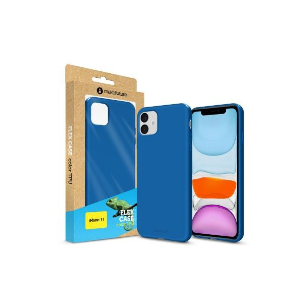 

MakeFuture Flex Case (Soft-touch TPU) Apple iPhone 11 Blue (MCF-AI11BL)