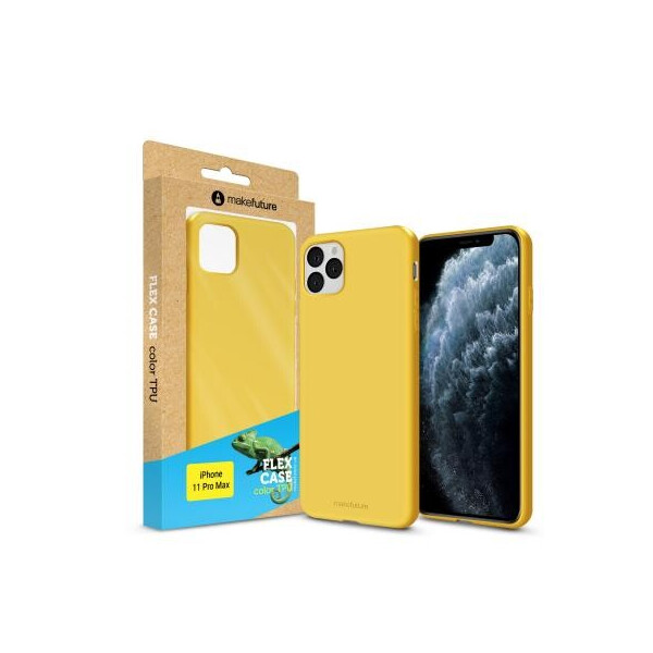 

MakeFuture Flex Case (Soft-touch TPU) Apple iPhone 11 Pro Max Yellow (MCF-AI11PMYE)