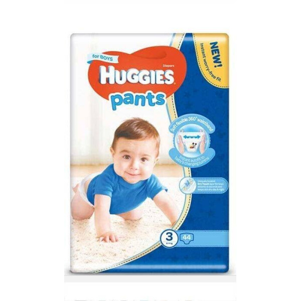 

Подгузники-трусики Huggies Pants размер 3 для мальчиков (6-11 кг) 44 шт