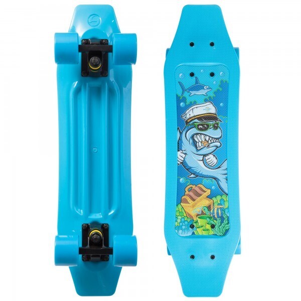 

Скейтборд пластиковый FISH Duckbill 23in SK-418-6 SHARK Blue