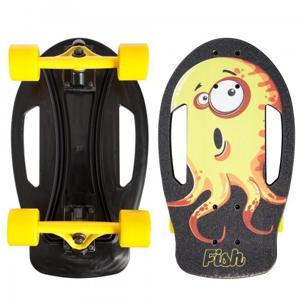 

Скейтборд пластиковый FISH Nemo 17in SK-420-2 Yellow