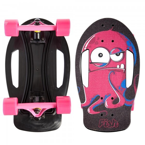 

Скейтборд пластиковый FISH Nemo 17in SK-420-3 Pink