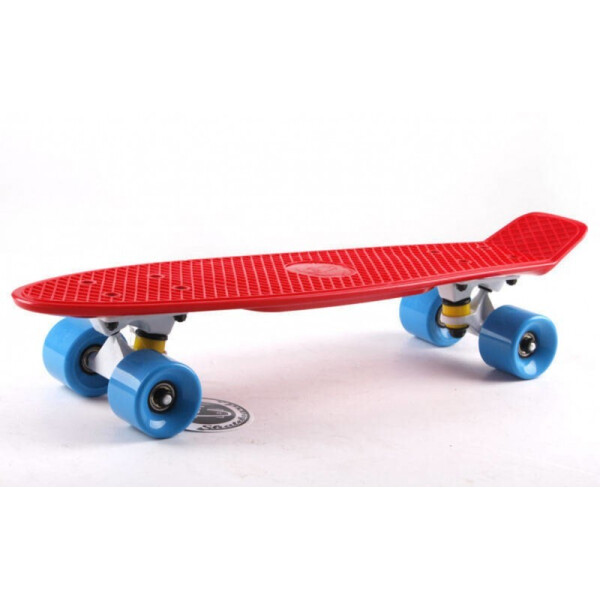 

Скейтборд пластиковый Penny Original FISH 22in однотонная дека SK-401-24 Red