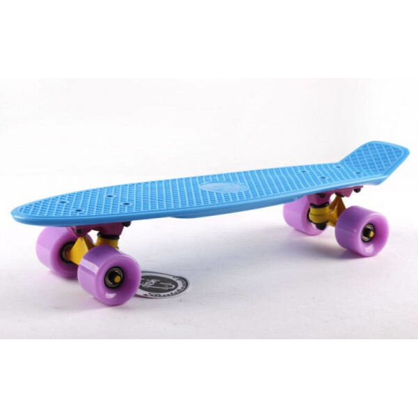 

Скейтборд пластиковый Penny Original FISH 22in однотонная дека SK-401-36 Blue