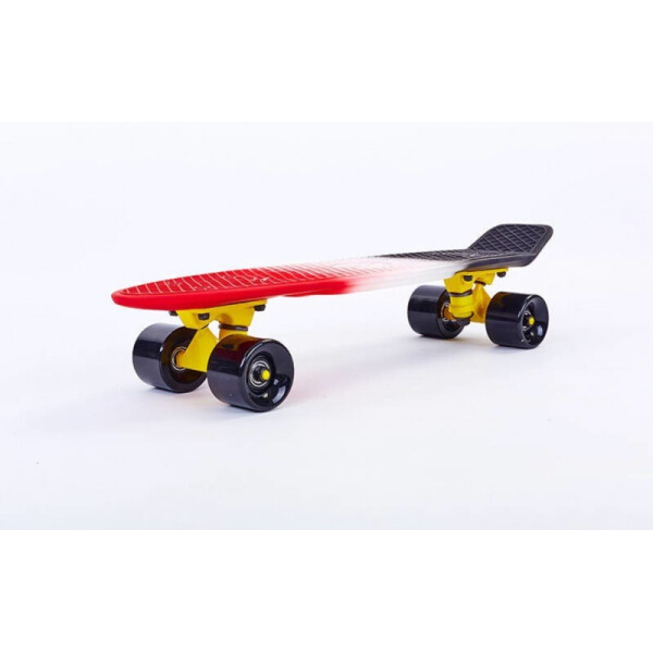 

Скейтборд пластиковый Penny RUBBER SOFT FISH 22in полосатая дека SK-412-2 Black