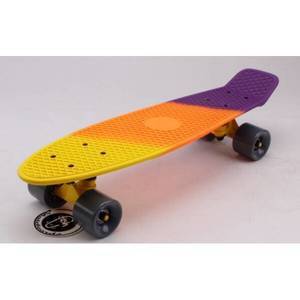 

Скейтборд пластиковый Penny RUBBER SOFT FISH 22in полосатая дека SK-412-9