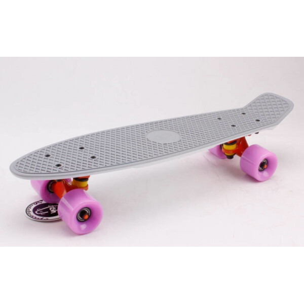 

Скейтборд пластиковый Penny RUBBER SOFT TWIN FISH 22in двухцветная дека SK-410-1 Purple