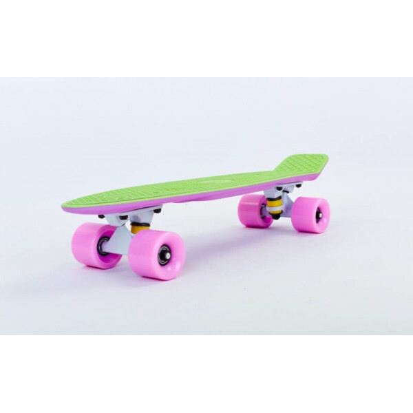 

Скейтборд пластиковый Penny RUBBER SOFT TWIN FISH 22in двухцветная дека SK-410-11 Pink