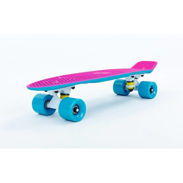 

Скейтборд пластиковый Penny RUBBER SOFT TWIN FISH 22in двухцветная дека SK-410-2 Blue