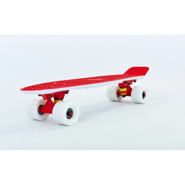 

Скейтборд пластиковый Penny RUBBER SOFT TWIN FISH 22in двухцветная дека SK-410-6 White