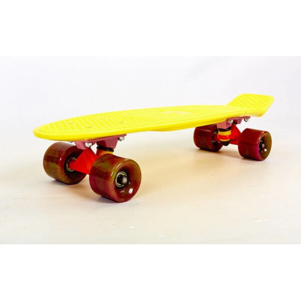 

Скейтборд пластиковый Penny SWIRL FISH 22in колесо мультиколор SK-404-12 Yellow