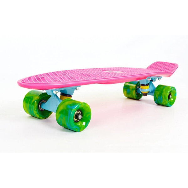 

Скейтборд пластиковый Penny SWIRL FISH 22in колесо мультиколор SK-404-3 Pink