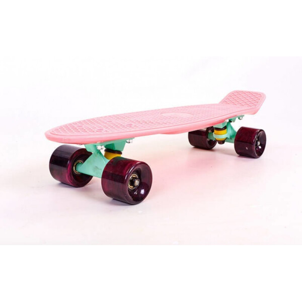 

Скейтборд пластиковый Penny SWIRL FISH 22in колесо мультиколор SK-404-9 Pink