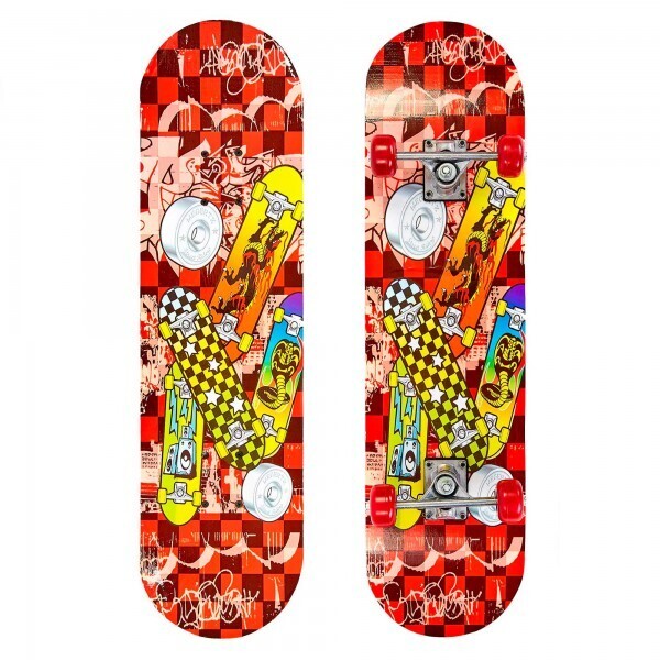 

Скейтборд в сборе (роликовая доска) SK-7168 Red