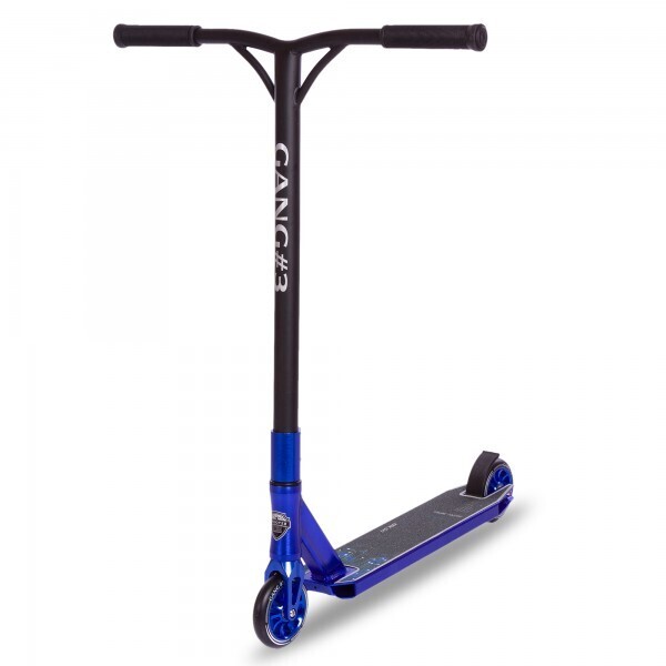 

трюковый с алюминиевыми колесами для профессионалов YM-02 Blue