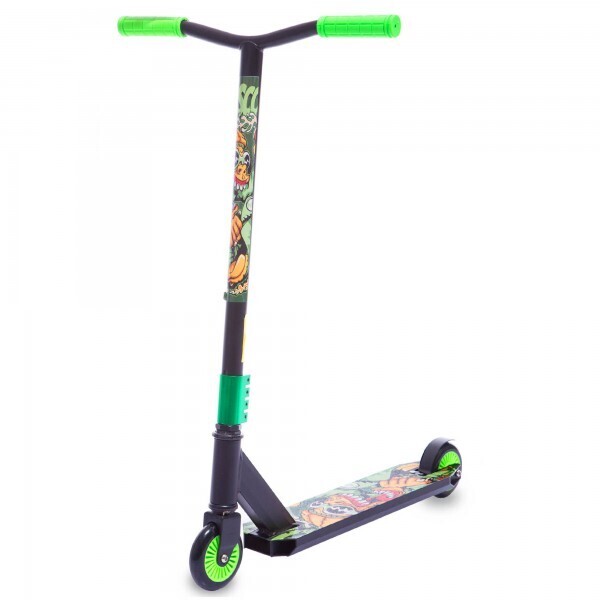

трюковый с пластиковыми колесами 301B Green