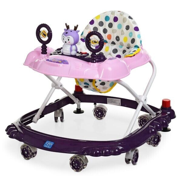 

Детские ходунки Bambi M 3168 Розово-фиолетовые