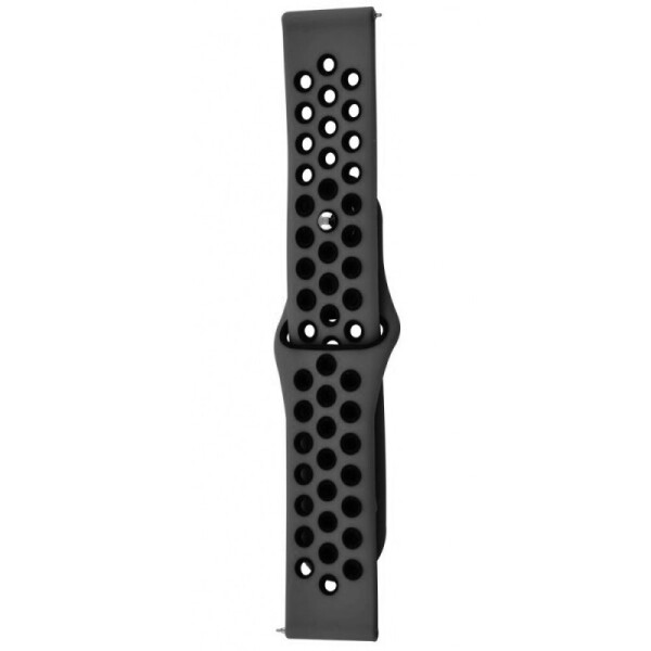

Силиконовый ремешок Sport Nike+ для Xiaomi Amazfit/Samsung 20 mm (dark grey/black) (904523)