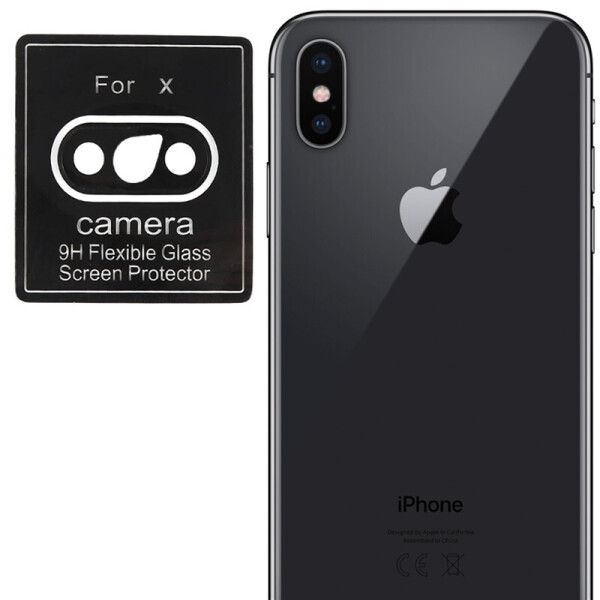 

Гибкое защитное стекло 0.18mm на камеру (тех.пак) для iPhone XS Max (6.5") (Черное) (883543)
