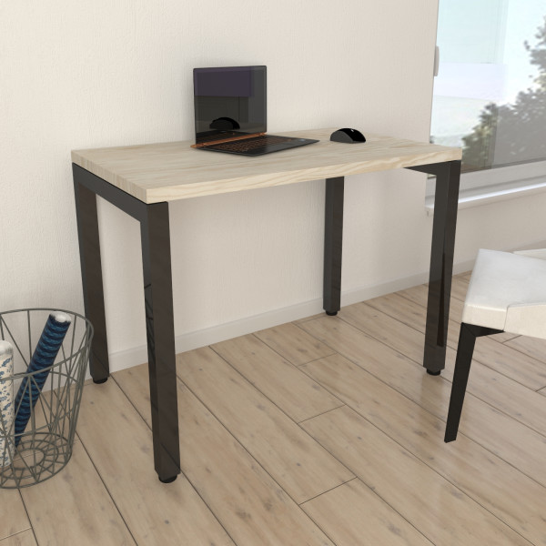 

Стол Тавол КС 8.2 металл опоры черные 100 см х 60 см х 75 см натуральное дерево 30 мм Натуральный