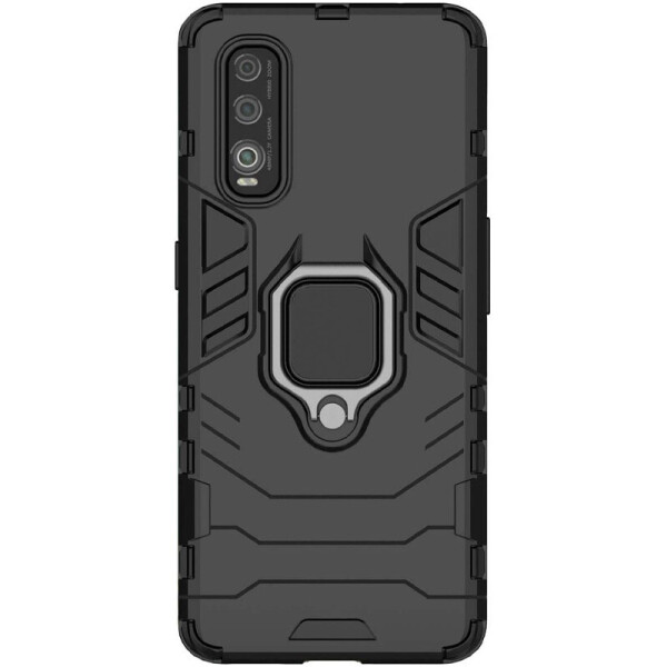 

Ударопрочный чехол Transformer Ring for Magnet для Oppo Find X2 (Черный / Soul Black) (904363)