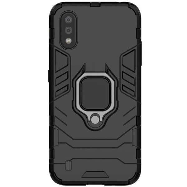

Ударопрочный чехол Transformer Ring for Magnet для Samsung Galaxy A01 (Черный / Soul Black) (904378)
