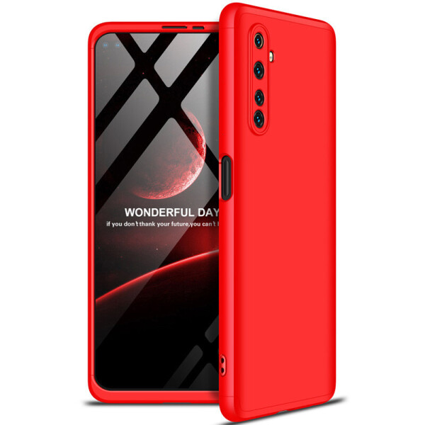 

Пластиковая накладка GKK LikGus 360 градусов (opp) для Realme 6 Pro (Красный) (904639)