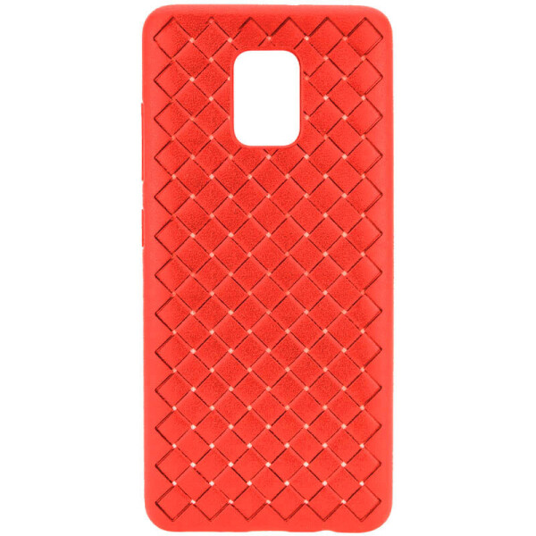 

PU чехол-накладка Epik Weaving series для Xiaomi Redmi Note 9 Pro (Красный) (904839)