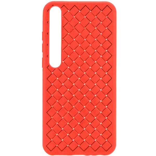 

PU чехол-накладка Epik Weaving series для Xiaomi Mi 10 (Красный) (904835)