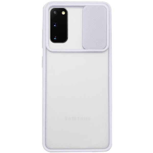 

Чехол Camshield mate TPU со шторкой защищающей камеру для Samsung Galaxy S20 (Сиреневый) (904894)