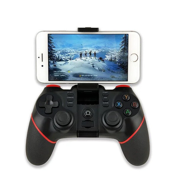 

Беспроводной Геймпад Terios T-6 + крепление Bluetooth для PC iOS Android для смартфона, PC, Smart TV